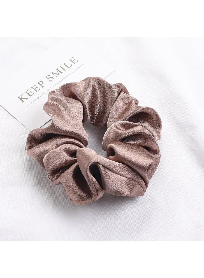 Hair Scrunchies Ponytail Holder Satin Elastic Soft Hair Ties Scrunchy Hair Bands for Girls and Ladies Hair Accessories (Multi colour) - Image 4
